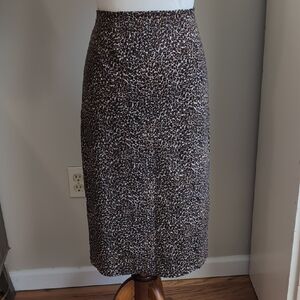 Leopard Print Pencil Skirt